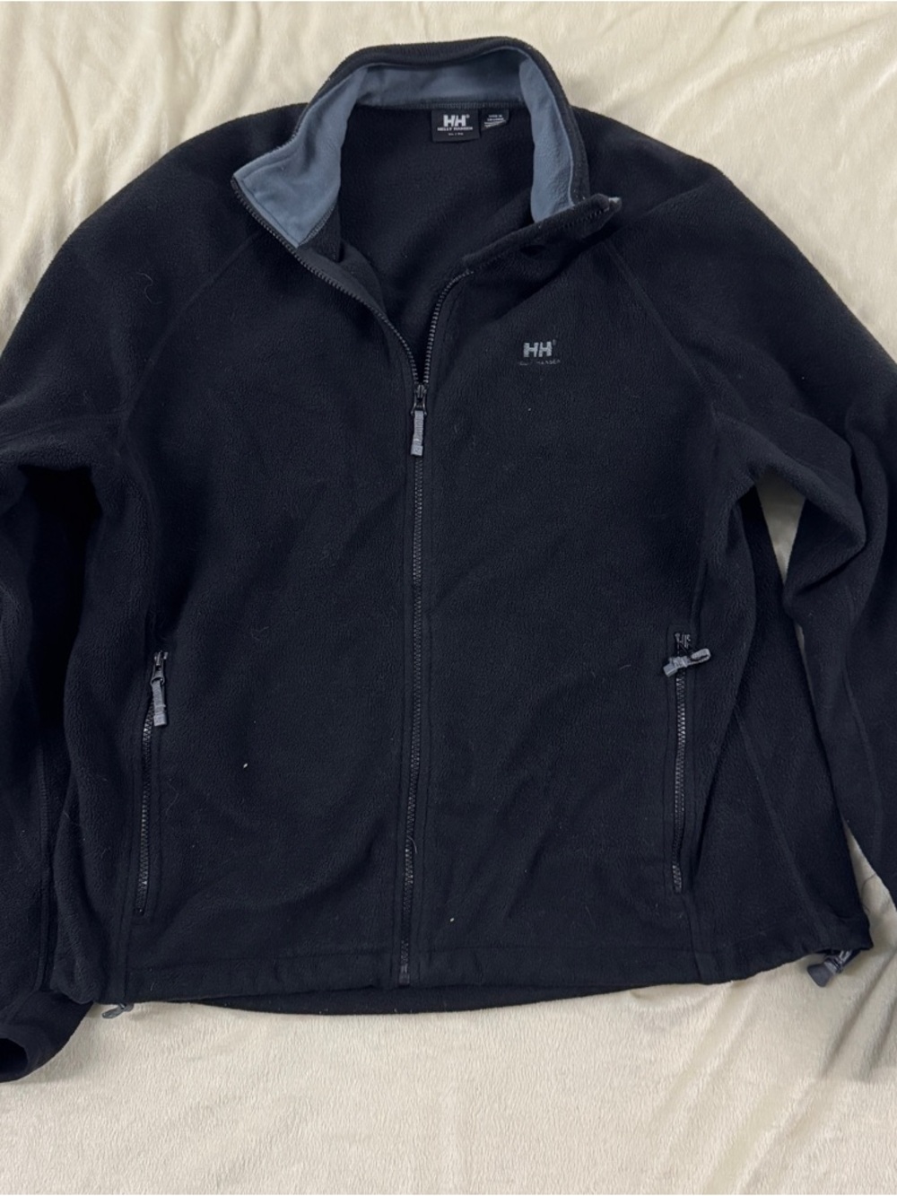 Helly Hansen Men’s Black Lightweight Fleece Jacket